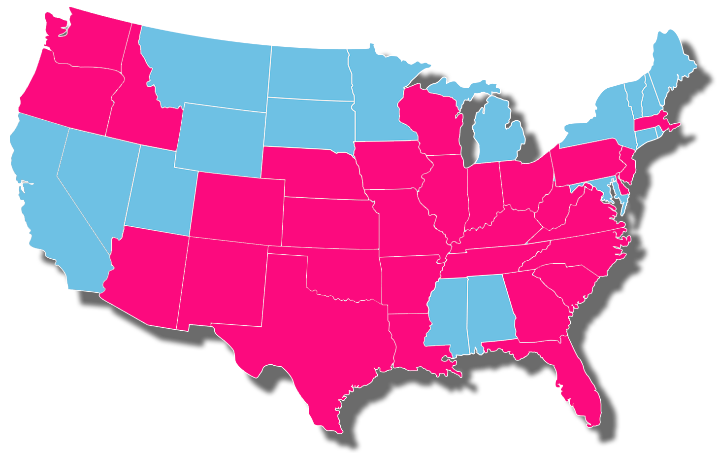 Healthcare professional in care environment representing multi-state service